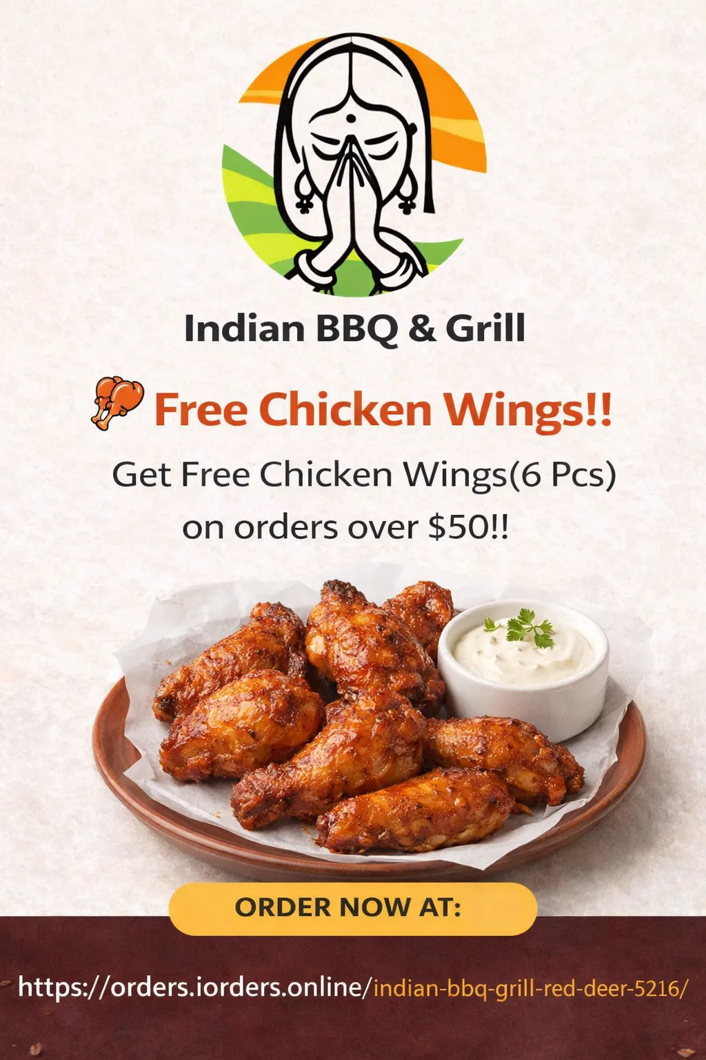 Indian BBQ & Grill Red Deer - Special Offer on Authentic Indian Food